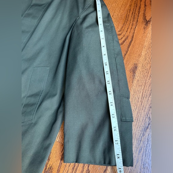 Vintage Koratron Military Green Trench Coat - Picture 6 of 10